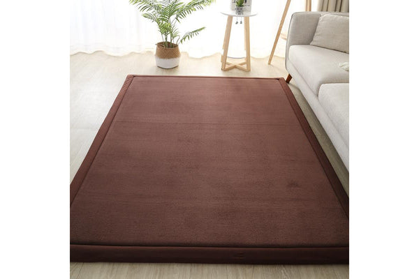 MonkeyMats: Memory Foam Soft-Touch Mat - Chocolate Brown (200cm x 300cm)