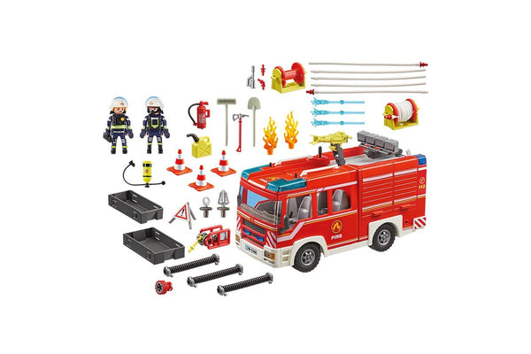 Playmobil Fire Engine Truck Kids Childrens Interactive Play Fun Toy Playset 4+