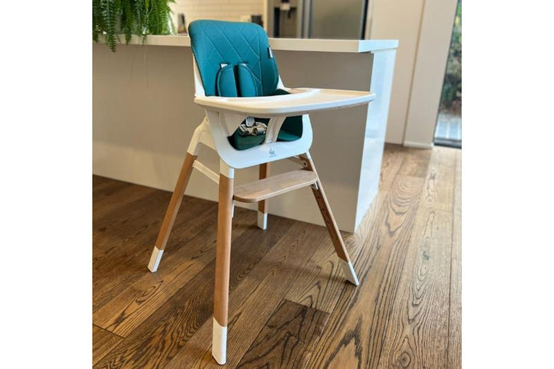 Moose Baby: Ted High Chair - Teal