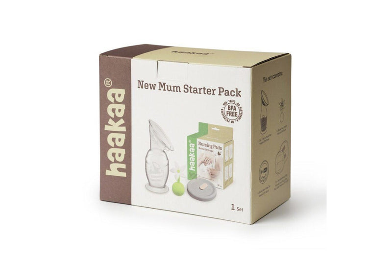 Haakaa: New Mum Starter Pack - White Stopper (Generation 2 150ml Pump)