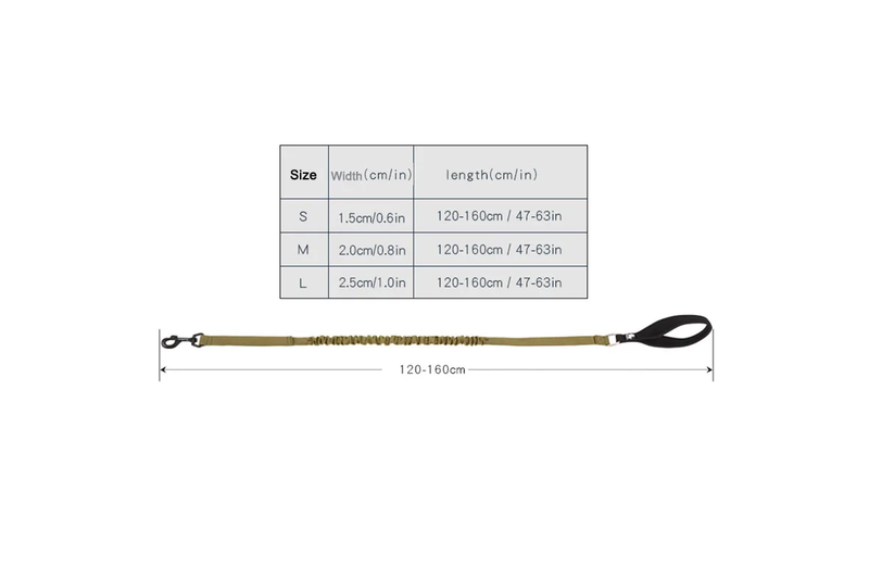 Military Leash Army Green - S