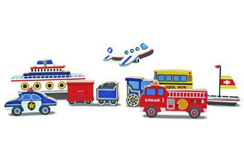 Melissa & Doug: Vehicles Chunky Wooden Puzzle