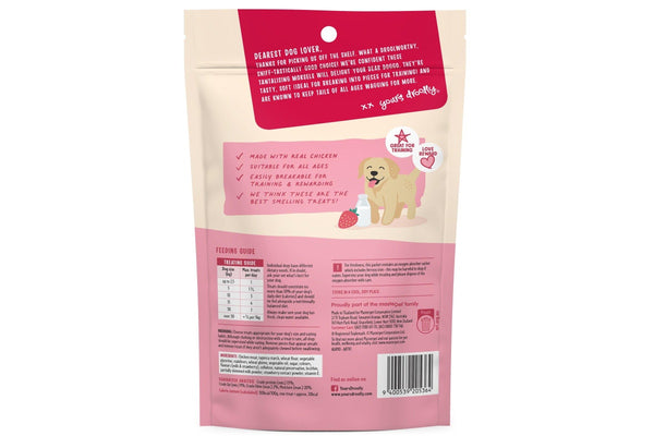 Yours Droolly: Double Delight Milk & Strawberry - 150g