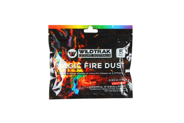 2x 5PK Wildtrak 15g Magic Colour Changing Camping Fire Flame Colourful Campfire