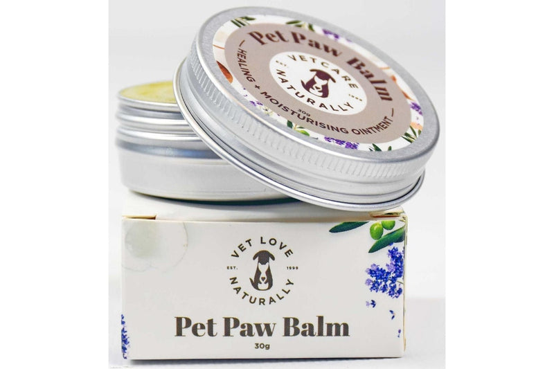 Olive's Kitchen: Vet Love Naturally Pet Paw Balm - Healing & Moisturising Ointment - 30g