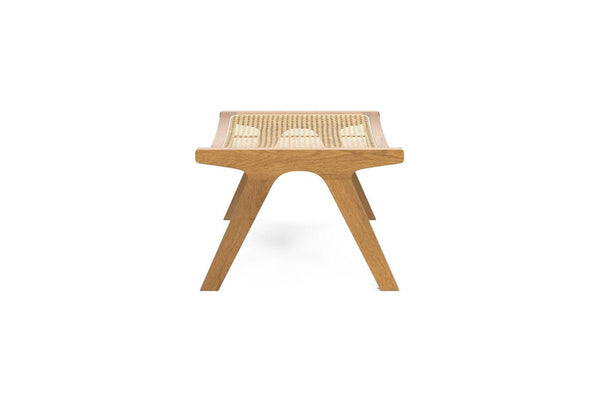 Brosa: Atlas Footstool - Natural Oak (Medium)