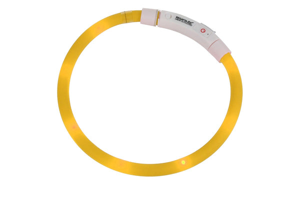 Regatta LED Dog Collar (Yellow) (One Size)