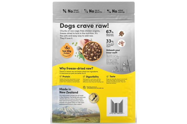 Animals Like Us: RawMix33 with Cage-Free Chicken Dog Food (1kg)