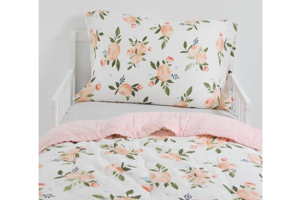 Little Unicorn: Toddler Bedding Set - Watercolour Roses Grande