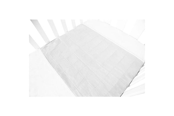 Brolly Sheets: Cot Pad with Wings - White