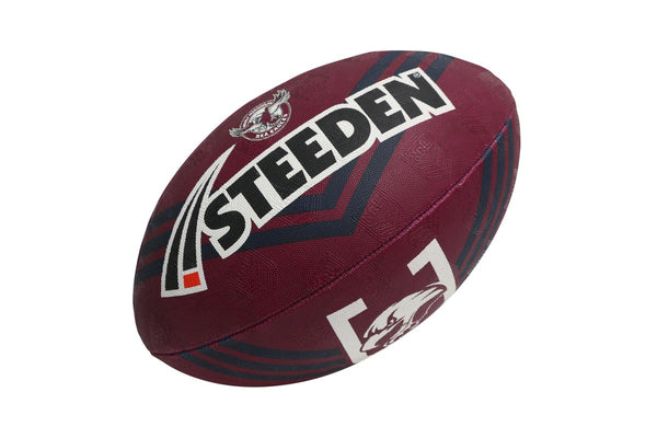 Steeden: NRL Manly Warringah Sea Eagles Supporter Ball - Size 5