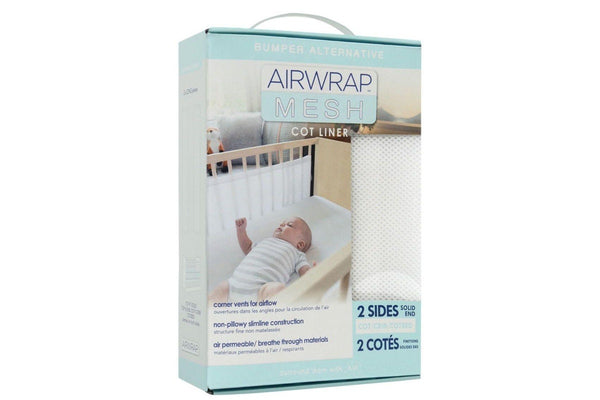 Airwrap: Mesh Cot Liner 2 Sides - White