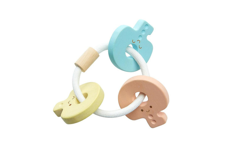 Plan Toys Key Rattle Pastel Kids Childrens Interactive Play Fun Toy Playset 0M+