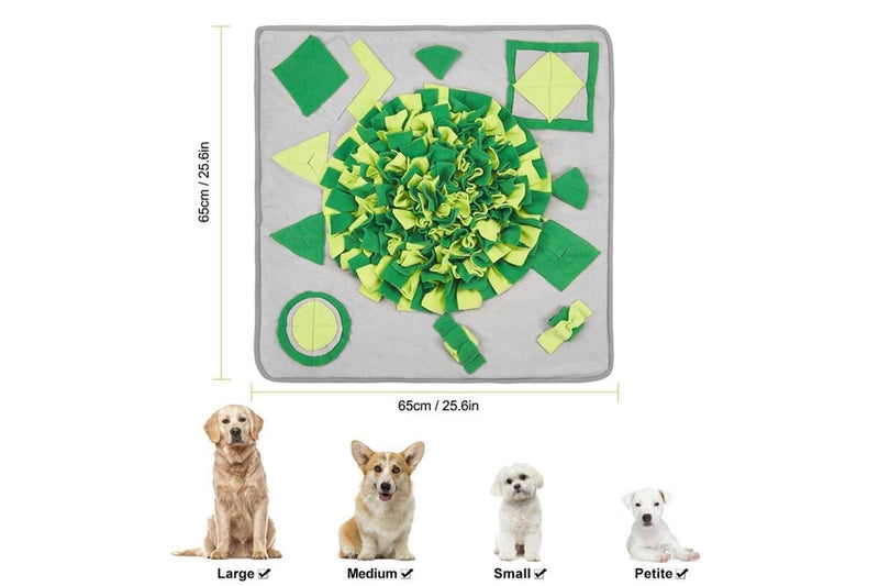 Durable Anti Slip Slow Eat Dog Snuffle Puzzle Mat For Large Medium Small Dogs