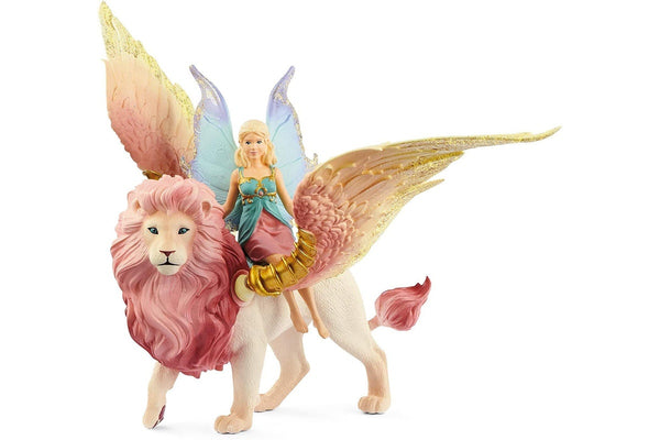 Schleich - Fairy in Flight on Winged Lion