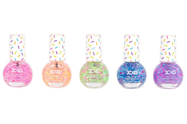 3C4G: Confetti Nail Polish - 5-Pack