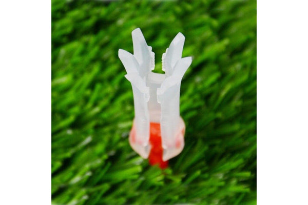 3Pcs Professional Golf Tee Step Up Rubber Horn Foldable Evolution Tees Sports Tool Accessory Red - Standard