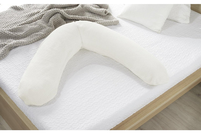 Theraline: The Original Maternity and Nursing Pillow - Cream Fine Knit