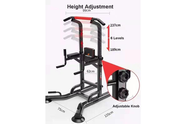 Ape Style Multi-Function Pull Up Power Tower Home Gym