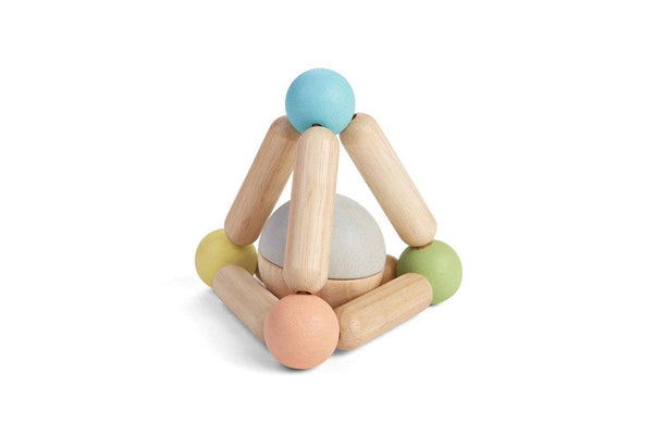 Plan Toys Triangle Clutching Toy Pastel Kids Childrens Play Fun Toy Playset 3M+