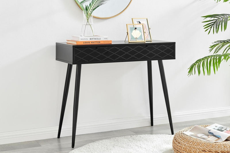 Ovela: Christian Console Table - Black