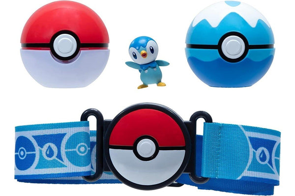 Pokemon Clip 'N' Go: Poke Ball Belt Set - Piplup