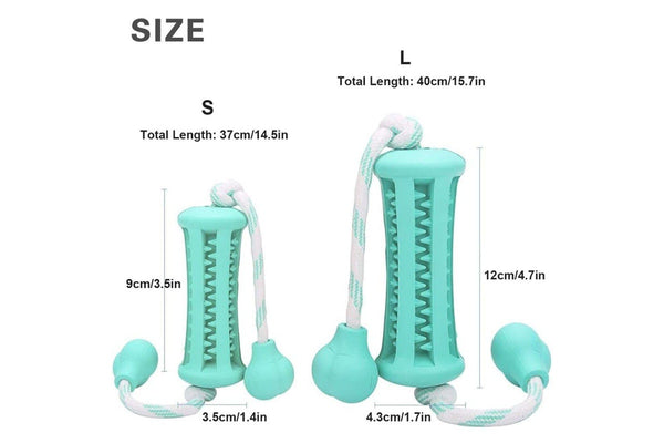 Non-toxic Washable Rubber Teeth Cleaning Dog Chew Rope Toys For Small Medium Large Dogs