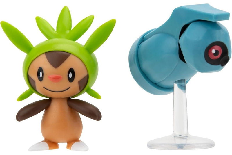 Pokemon Battle Figures Chespin & Beldum