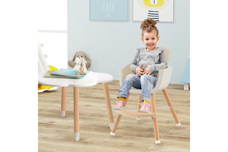 Fraser Country 6-in-1 Wooden Adjustable High Chair - Beige