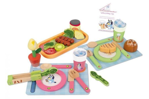 Bluey: Wooden Dine In With Bluey Set