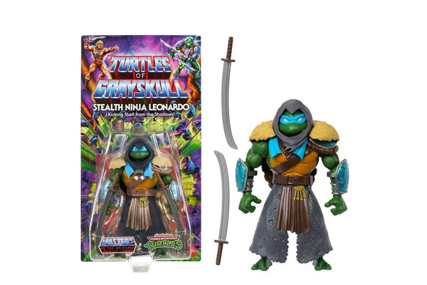 Masters of the Universe: Turtles of Grayskull Action Figure - Stealth Ninja Leonardo