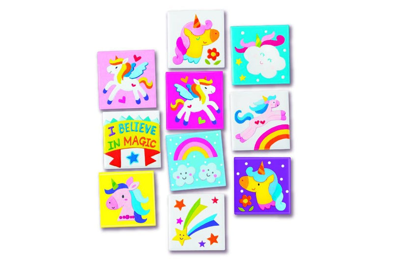 4M Craft: Magnetic Unicorns - Mini Tile Art