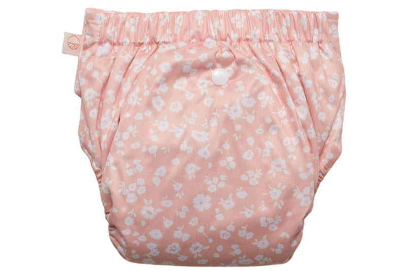 Nestling: Sassy Straight Up Nappy - Dusty Pink Floral (3-5 years)