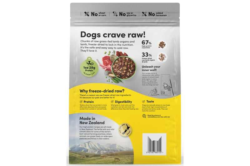 Animals Like Us: RawMix33 with Grass-Fed Lamb Dog Food (2kg)