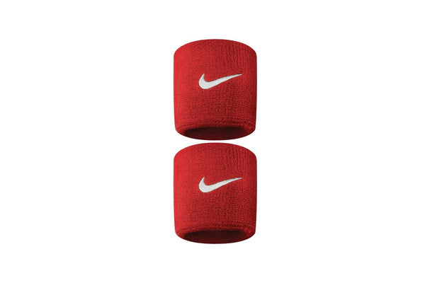 Nike Swoosh Wristband (Pack of 2) (Scarlet/White) (One Size)