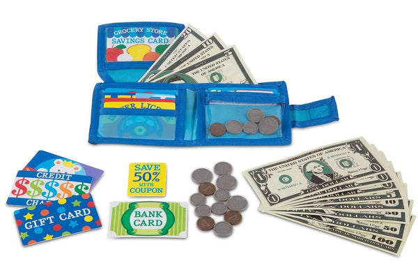 Melissa & Doug: Pretend-to-Spend Wallet