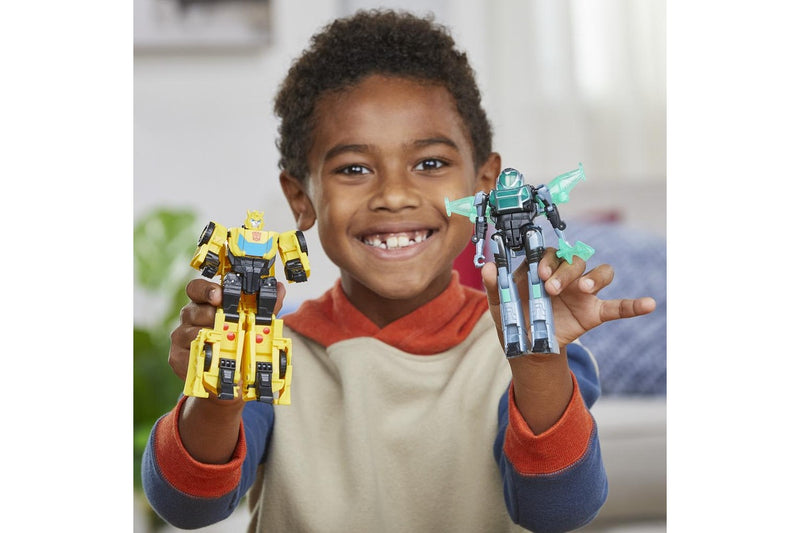 Transformers EarthSpark: Cyber Combiner - Bumblebee & Mo Malto