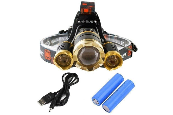 LED Headlamp Headtorch Rechargeable