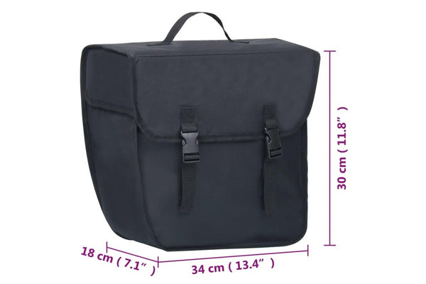 Single Bicycle Bag For Pannier Rack Waterproof 21 l Black Ktxpt