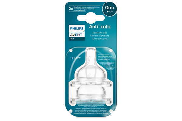 Avent: Anti-Colic Newborn Teat - 2 pack