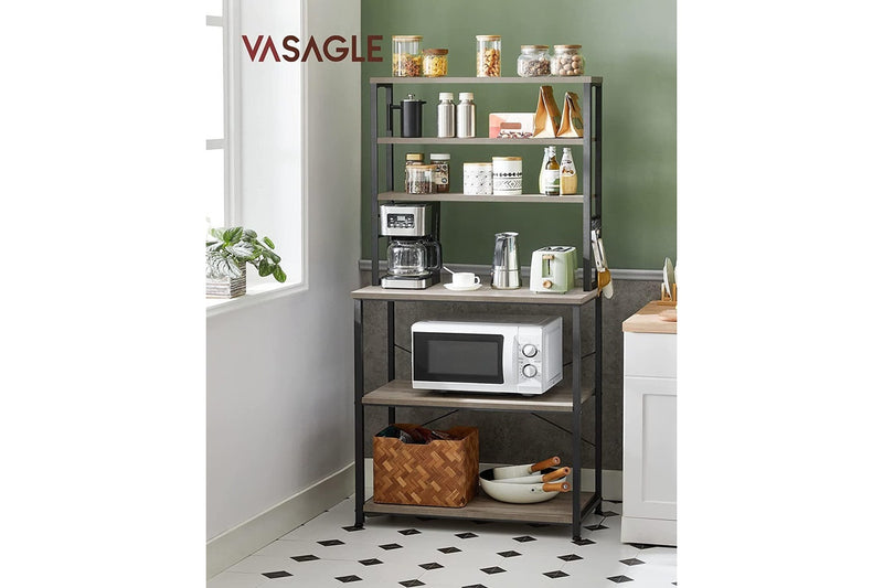 Vasagle Kitchen Storage Baker's Rack - 6-Tier (Greige)