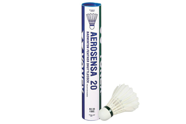 Yonex Aerosensa 20 Shuttlecock (Pack of 12) (White) (One Size)