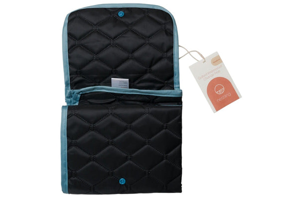 Nestling: Waterproof Quilted Change Mat - Denim