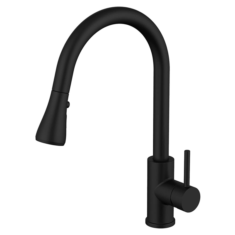 Vogue Linear Pull Out Sink Mixer - Black