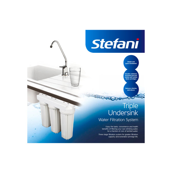 Stefani Triple Stage Underbench Water Filter