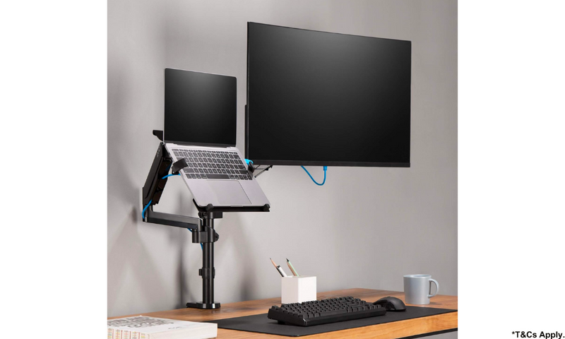 AVLT Laptop and Monitor Arm Tall Pole