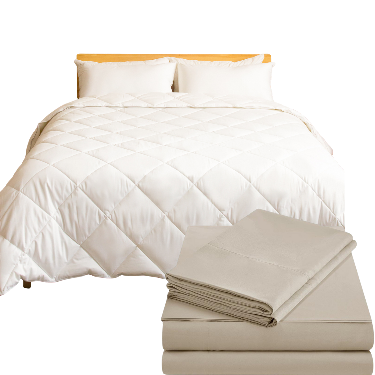 Compressed Mattress + Duvet Set + Rug