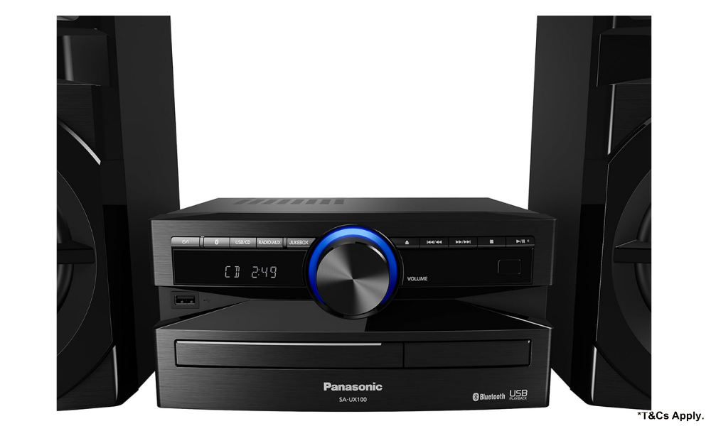 Panasonic 2.0 Channel 300W Mini Hi-Fi System