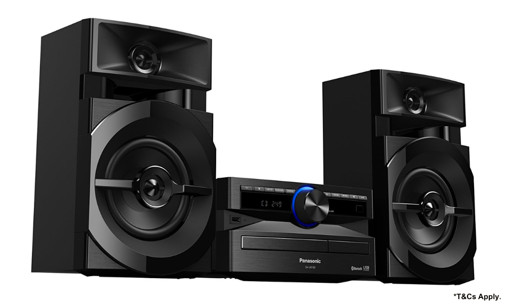 Panasonic 2.0 Channel 300W Mini Hi-Fi System