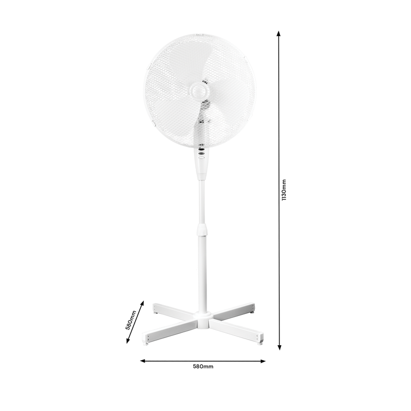 Click 40cm Pedestal Fan